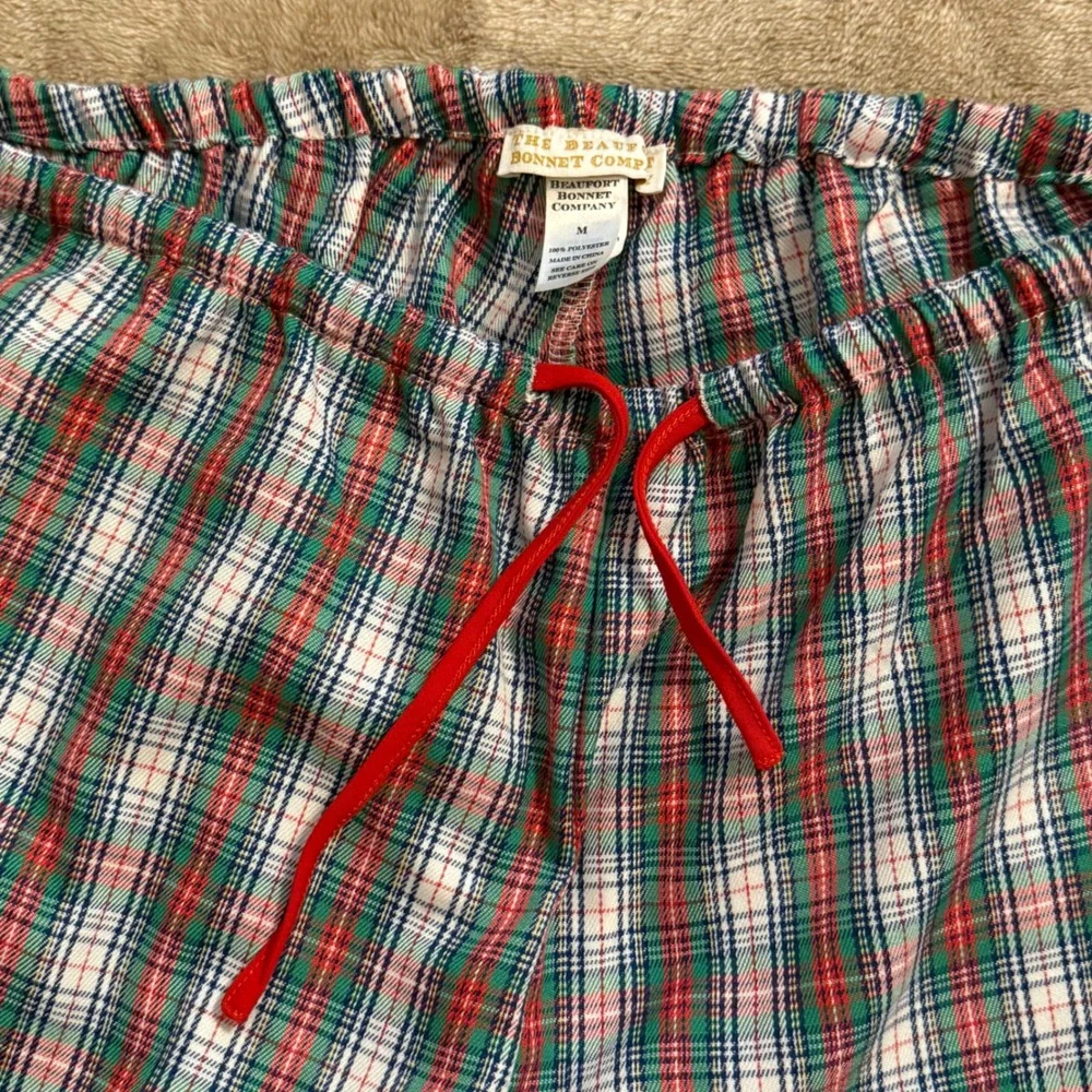 The Beaufort Bonnet Company Plaid Pajama Set Unisex Holiday Medium
